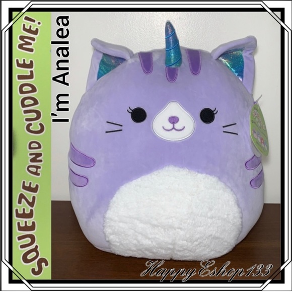 Original Squishmallows 16” Plush Squeeze & Cuddle Me Caticorn Analea Kelly Toys - Picture 1 of 11